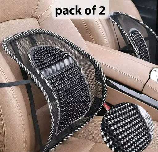 Car Seat Back Support for Driving Comfort & Lower Back Pain Relief - 2pcs