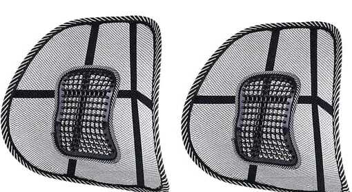 Car Seat Back Support for Driving Comfort & Lower Back Pain Relief - 2pcs